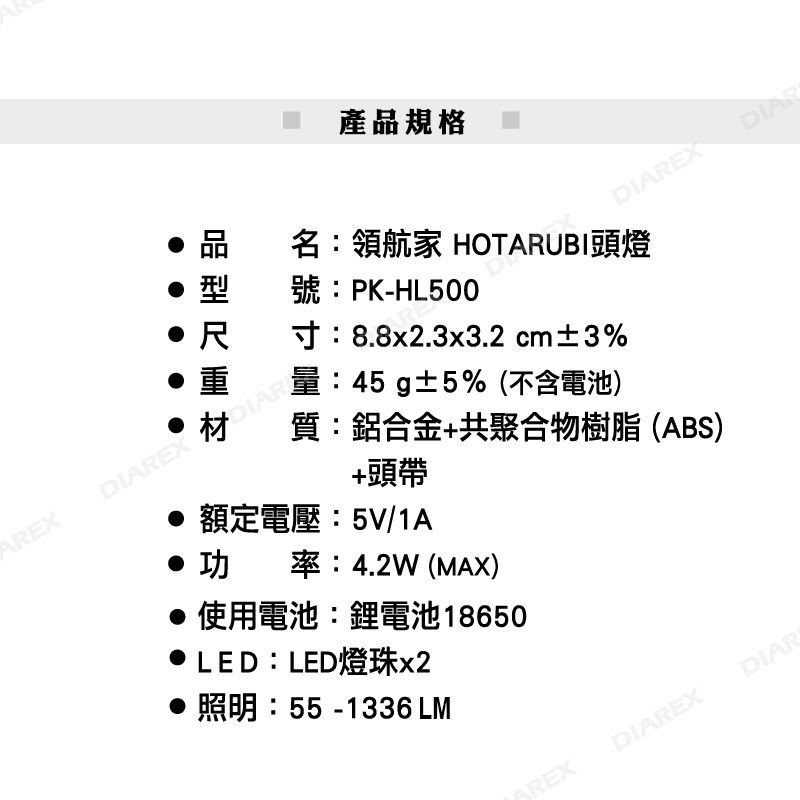【Pro Kamping領航家】HOTARUBI頭燈