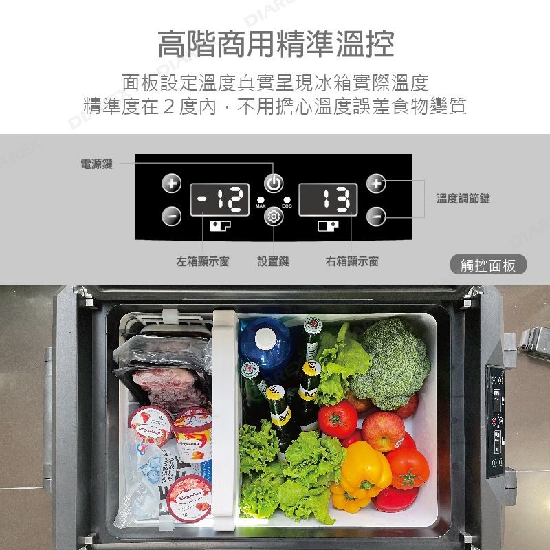 【Pro kamipng領航家】56L雙槽行動冰箱