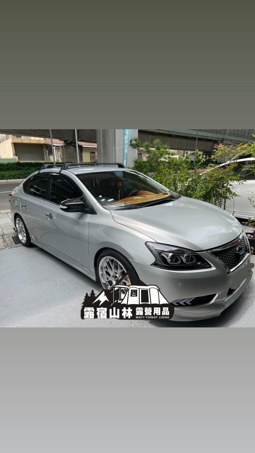 【Whispbar】 黑色包覆式橫桿---NISSAN Sentra 安裝