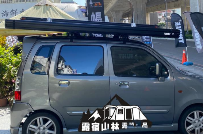 【Fiamma】F45s black黑色硬殼車邊帳