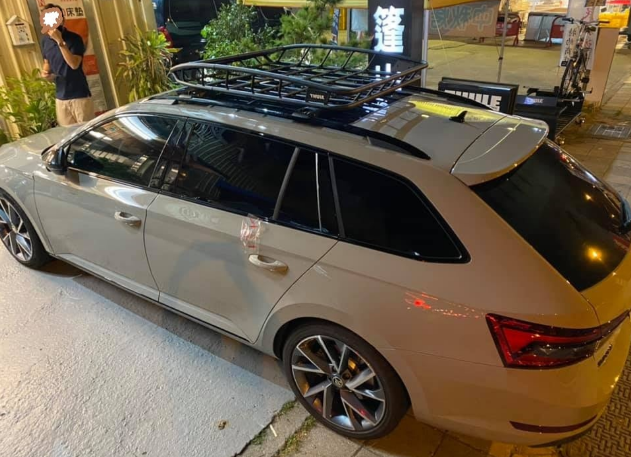 【THULE】Canyon XT 霧黑色車頂行李盤