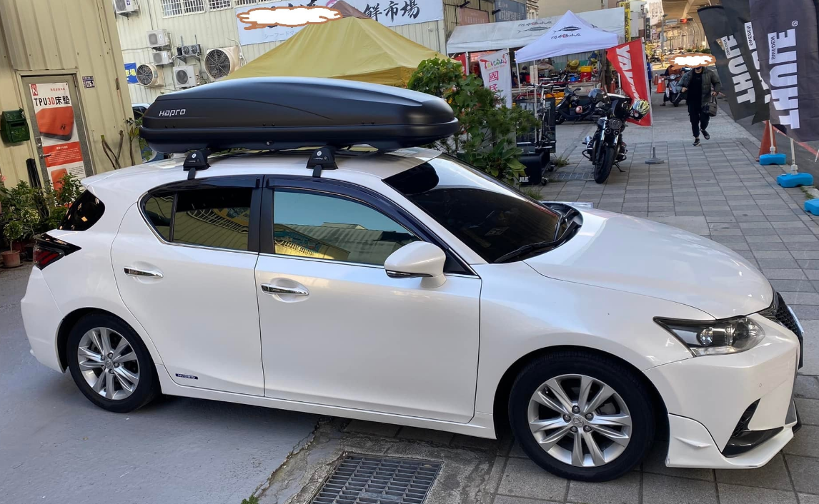 【Hapro】TravelBox 5.0 消光灰車頂行李箱