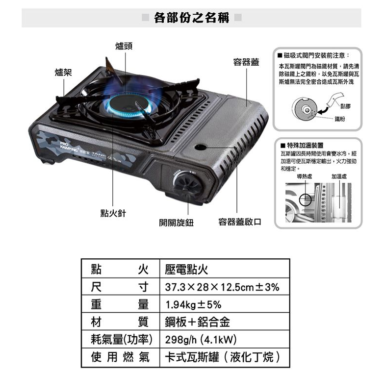 【Pro kamping】4.1坦克爐
