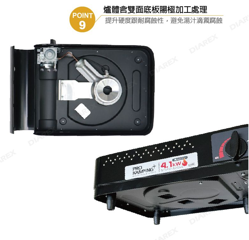 【Pro kamping】高功率4.1kW-黑森爐