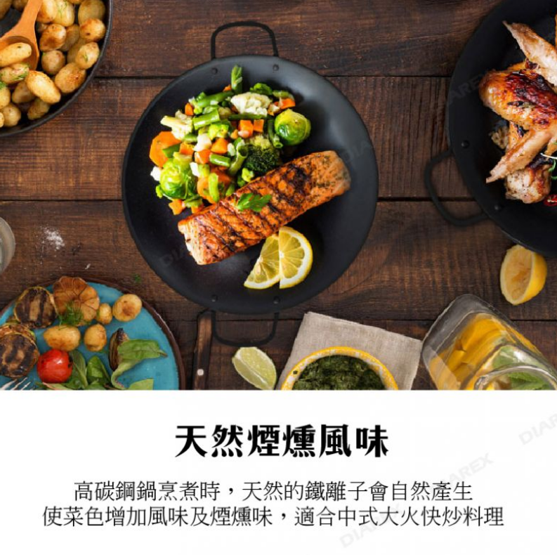 韓式碳鋼烤盤(圓形)--妙管家公司貨