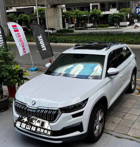 【SKODA】THULE WingBar Edge X SKODA Kodiaq 實裝照