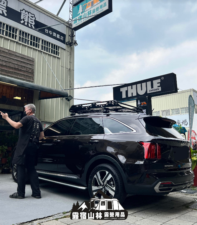 【KIA Sorento】THULE WingBar Evo X YAKIMA Offgrid M + Offgrid Extension 實裝