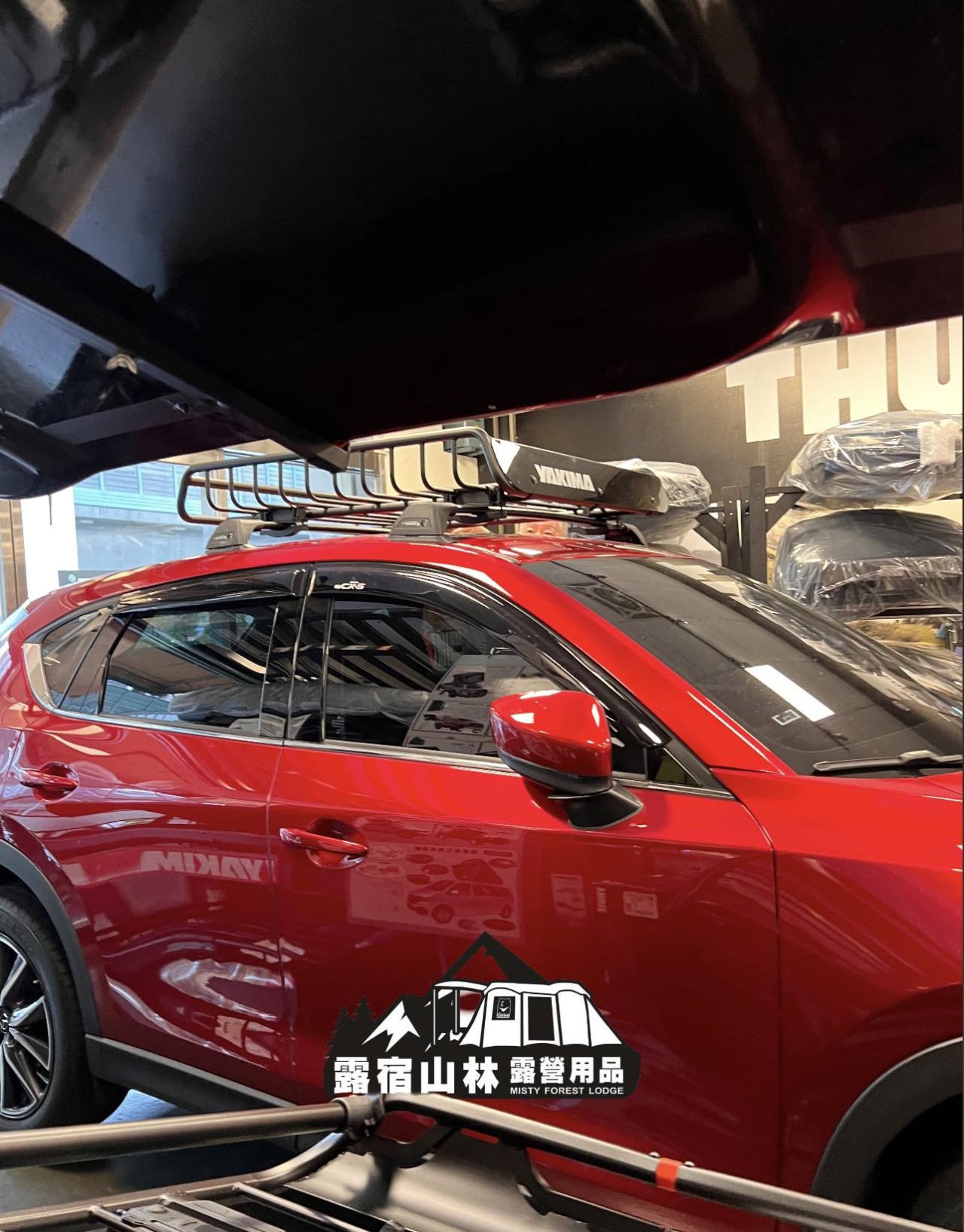 【Mazda】Whispbar Flush Bar & YAKIMA LoadWarrior  CX-5實裝