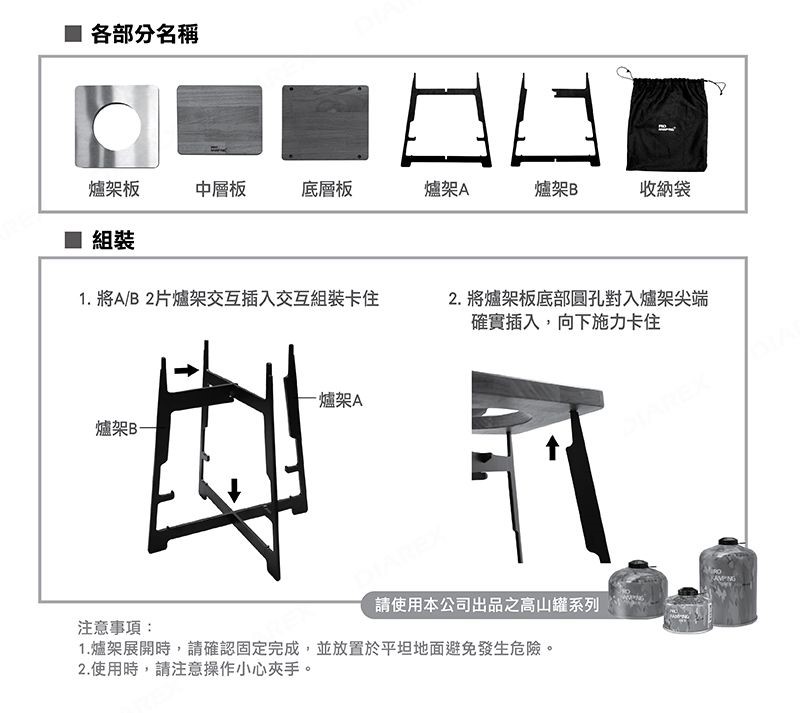 【Pro Kamping】匠人爐架