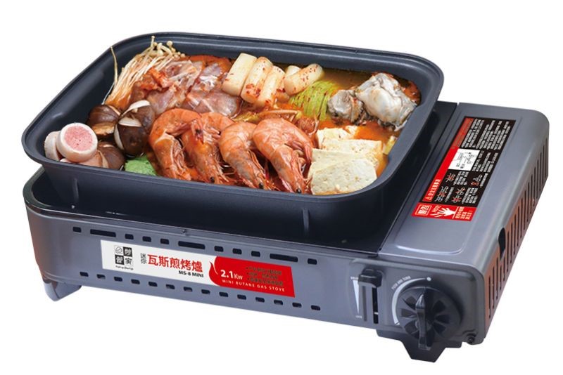 【妙管家】 MINI兩用煎烤、燒烤盤爐