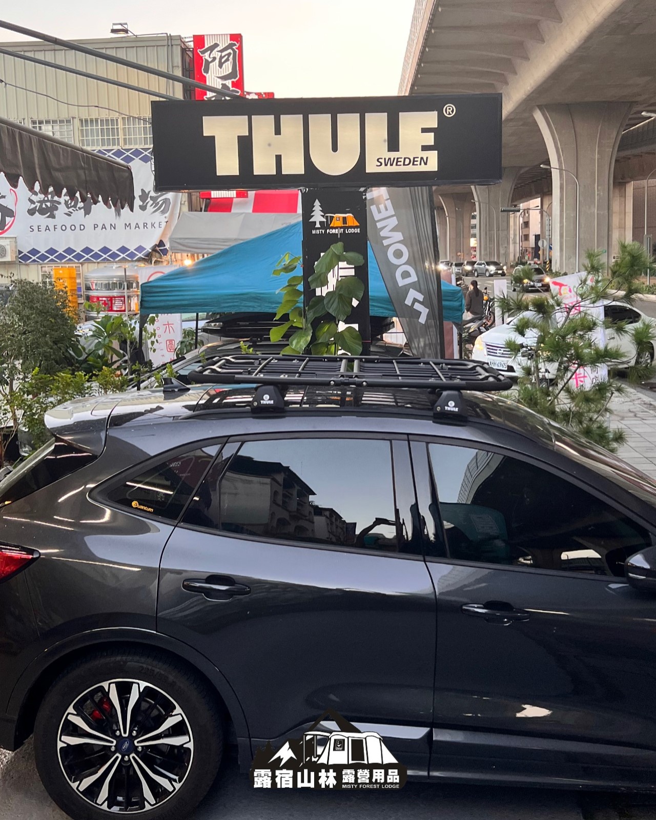 【Ford】 Kuga X 3D Mats可收折行李盤L 實車安裝 車頂行李盤 車頂盤 車頂平台