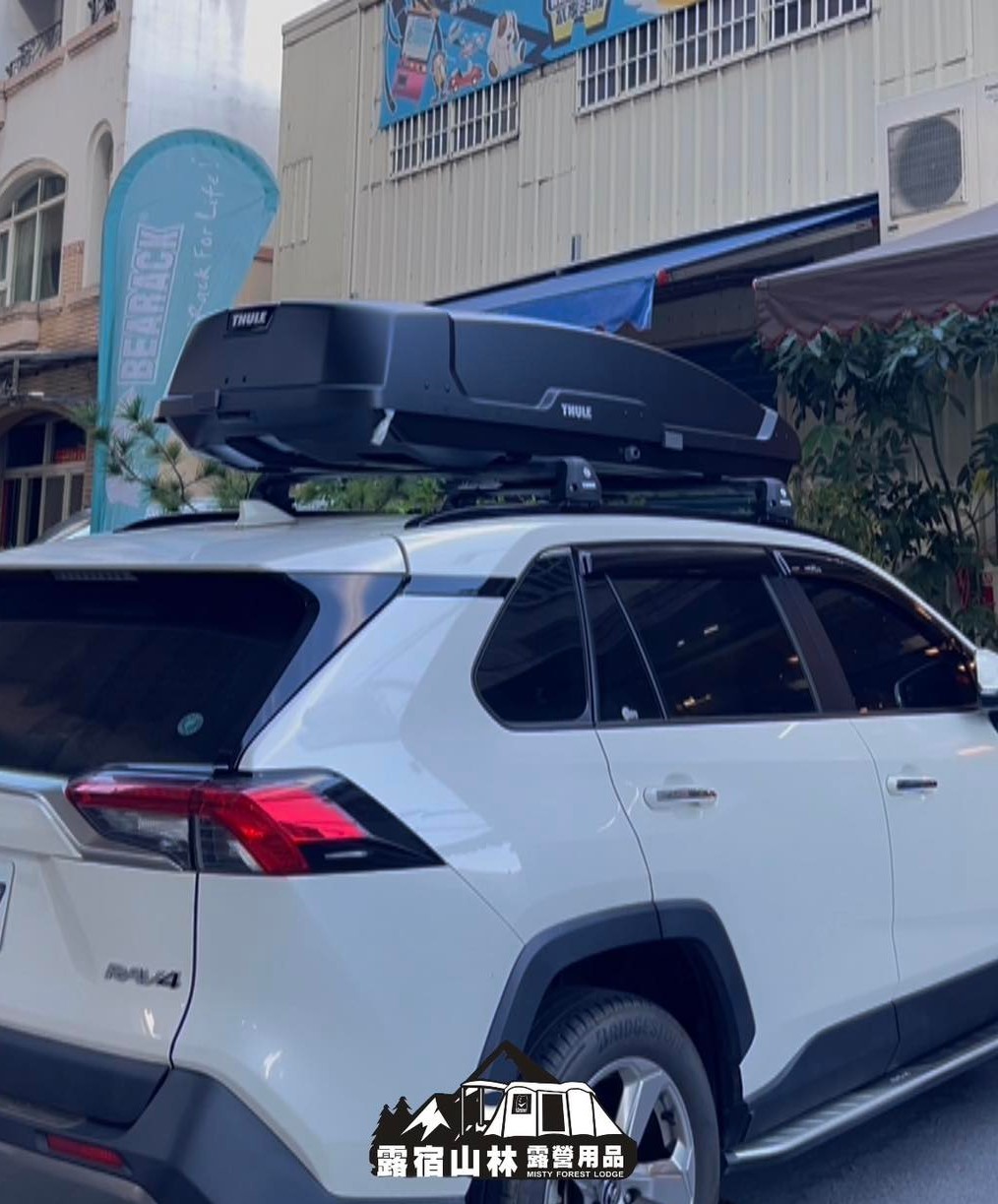 【Toyota】RAV4 X THULE WingBar Edge 黑色包覆式橫桿+Force XT XL車頂箱