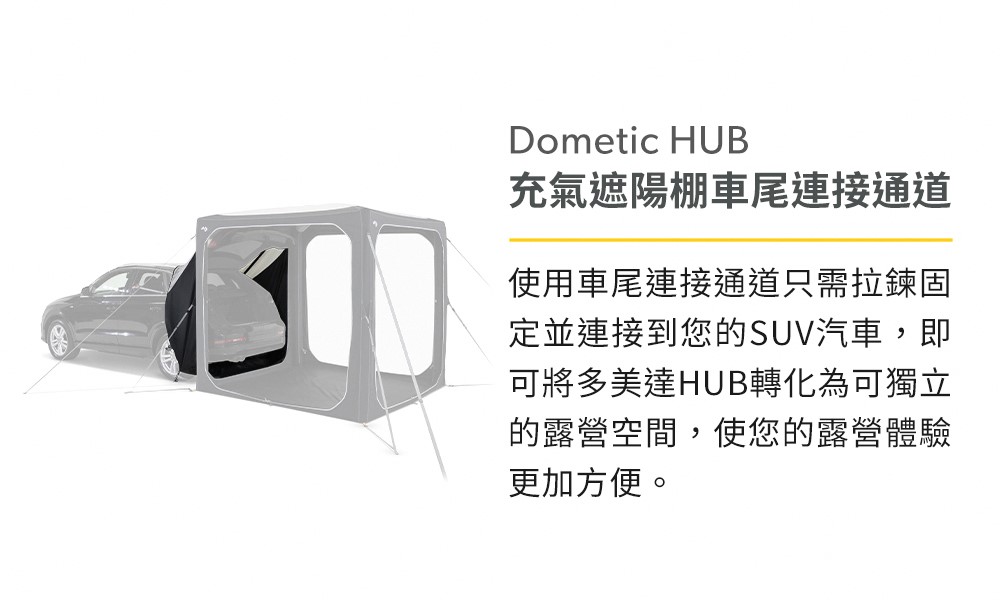 【Dometic 多美達】HUB多美達全方位多功能豪華車尾帳組