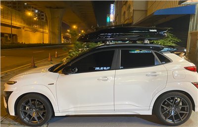 【THULE】THULE Dynamic 800 & WingBar Edge Hyundai Kona 實裝